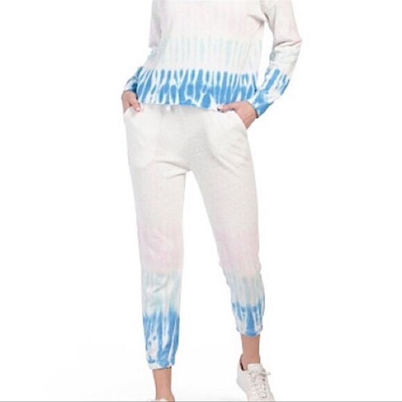 SPLENDID White Tie Dye Drawstring Joggers.Size M - Picture 1 of 11